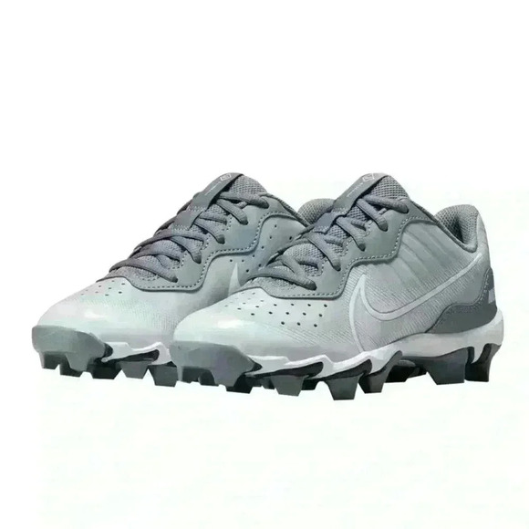 Nike Alpha Huarache Varsity 4 Low Metal Baseball Cleats GRAY | GRAY SZ 15 NWOT main image 5